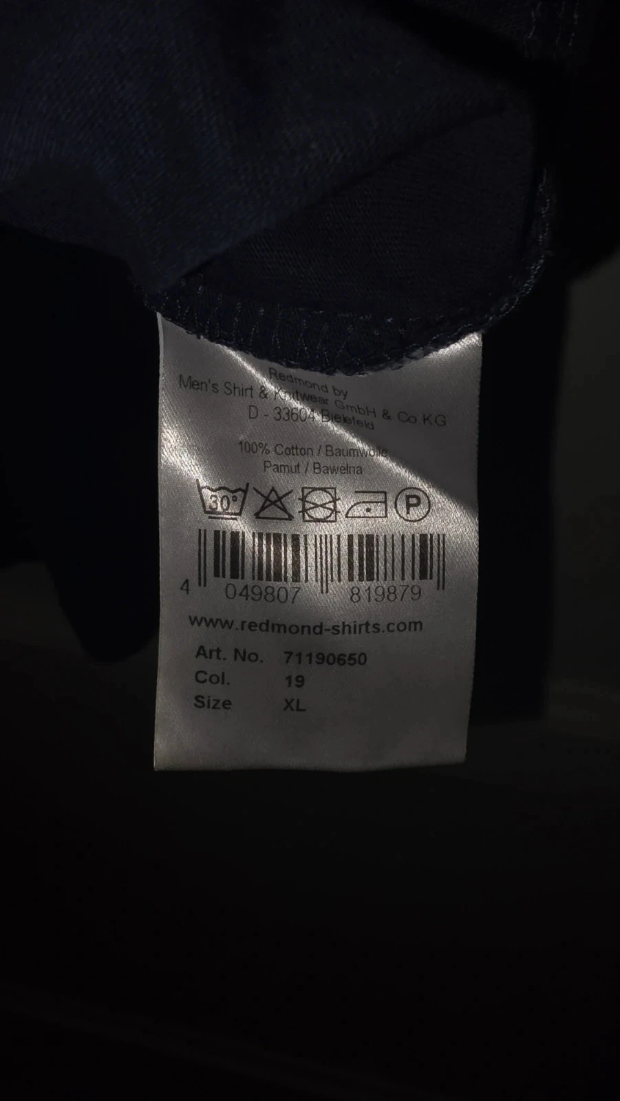 T-shirt Redmond XL - Bahamas Sailing - Bleu foncé – photo 2